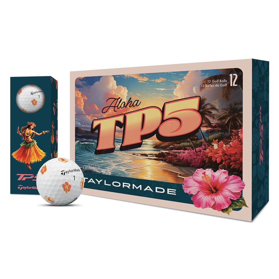 Taylor Made Golfbälle Taylormade TP5 Pix Hawaii Rare Golf Ball (1 Taylormade TP5 Pix Golfbälle