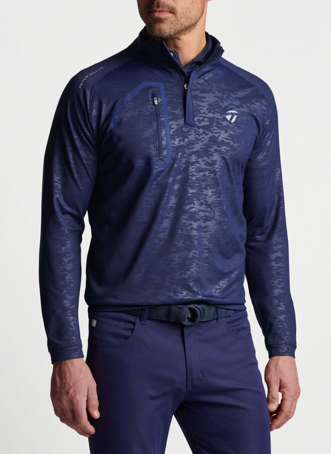 Crown Sport Forge Camo Performance Quarter-Zip image number 1