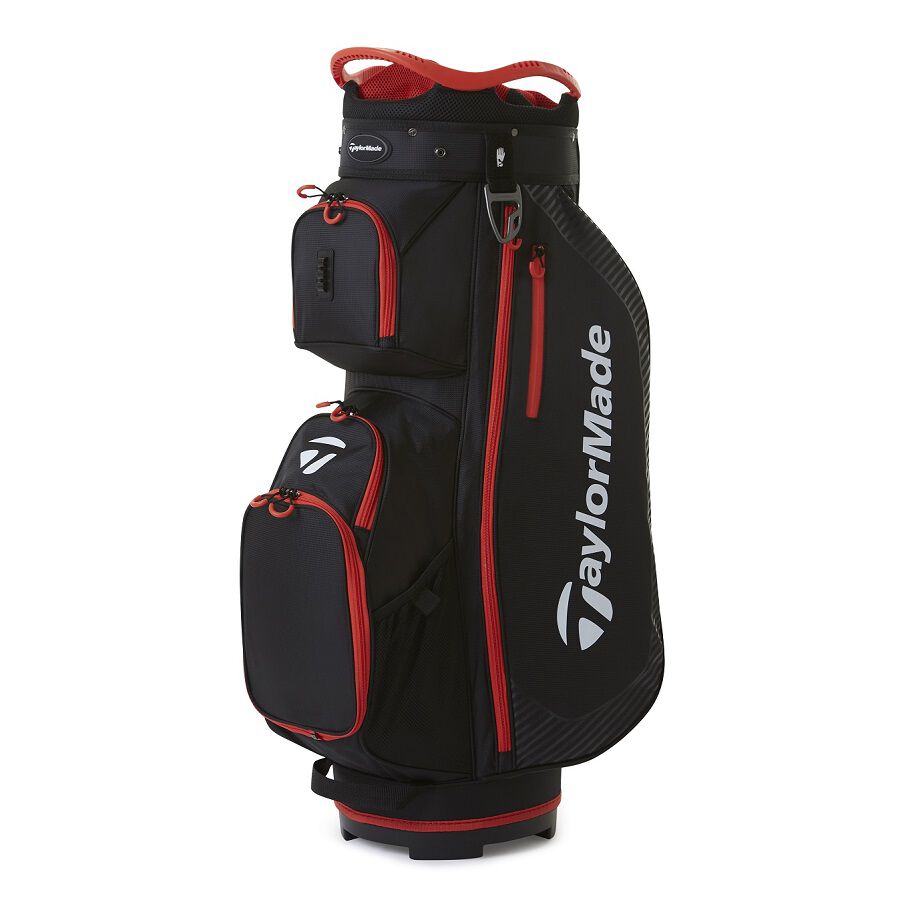 Taylormade Pro Golf Cart Bag - Black/Red Taylormade Pro Golf Cart Bag - Black/Red