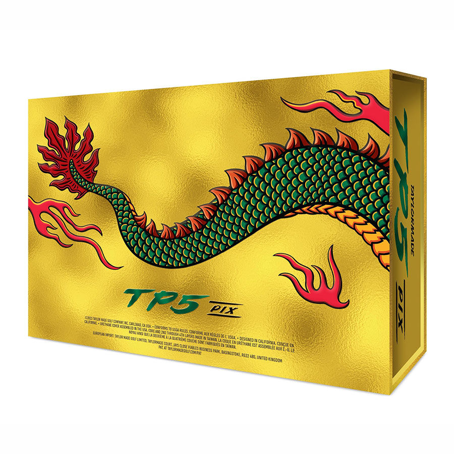 テーラーメイド 限定品 TP5 pix Dragon ゴルフボール