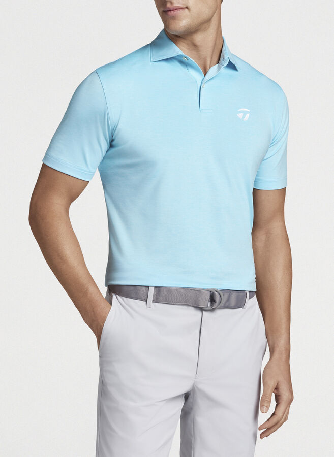 Crown Crafted Solid Performance Jersey Polo image number 1