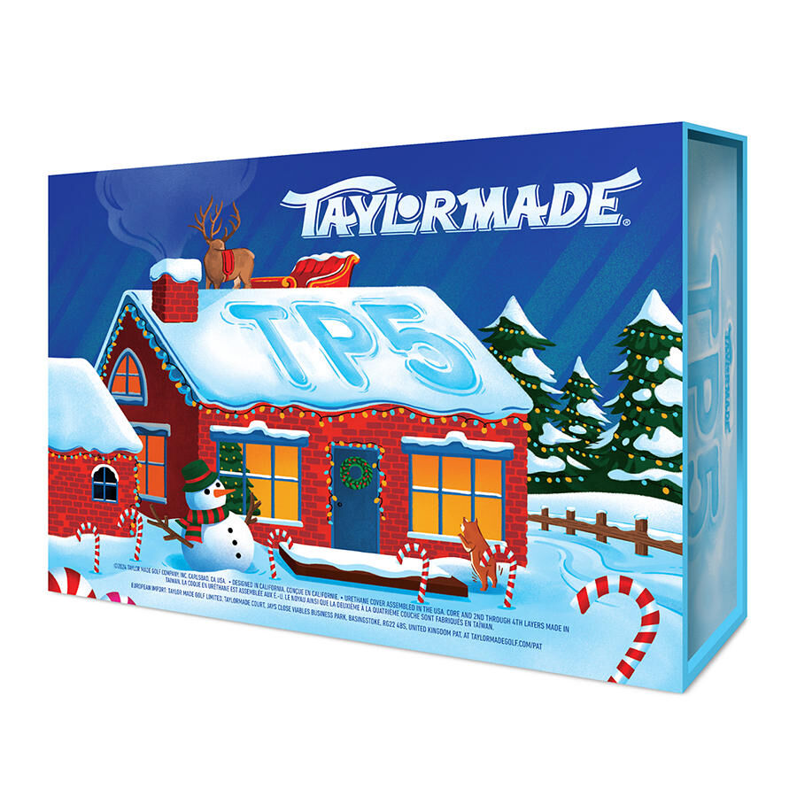 TP5 Stripe Holiday Golf Balls