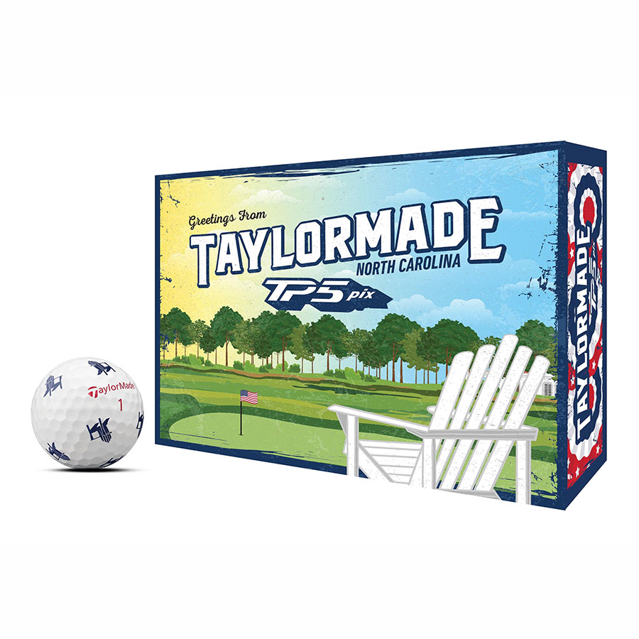 直営店限定 Tp5x pix Us Open North Carolina TaylorMade TP5x Pix 2024 Summer Commemorative Limited